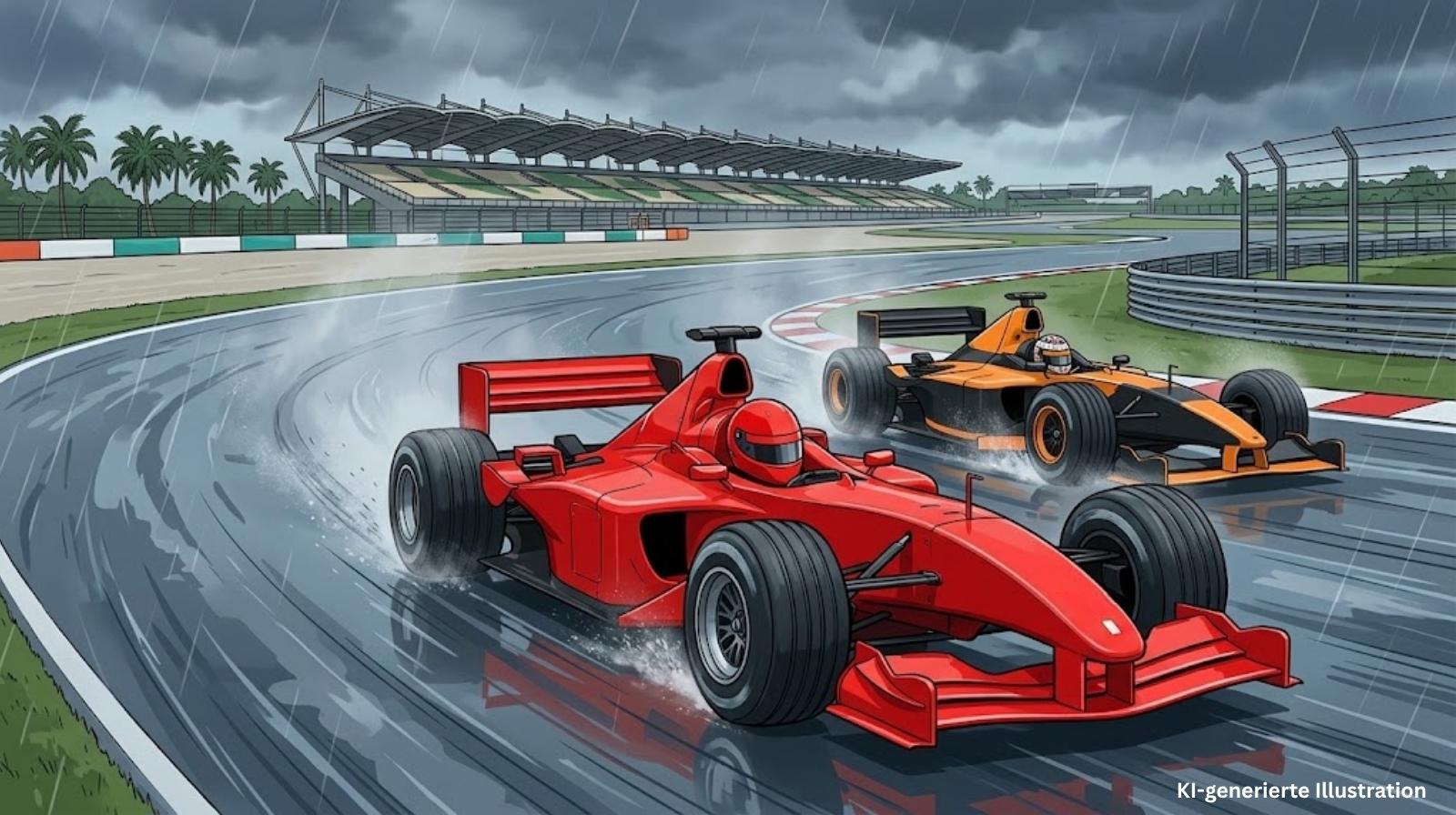 F1 2001 – KW11: Taktisches Genie im malaysischen Sintflut-Chaos