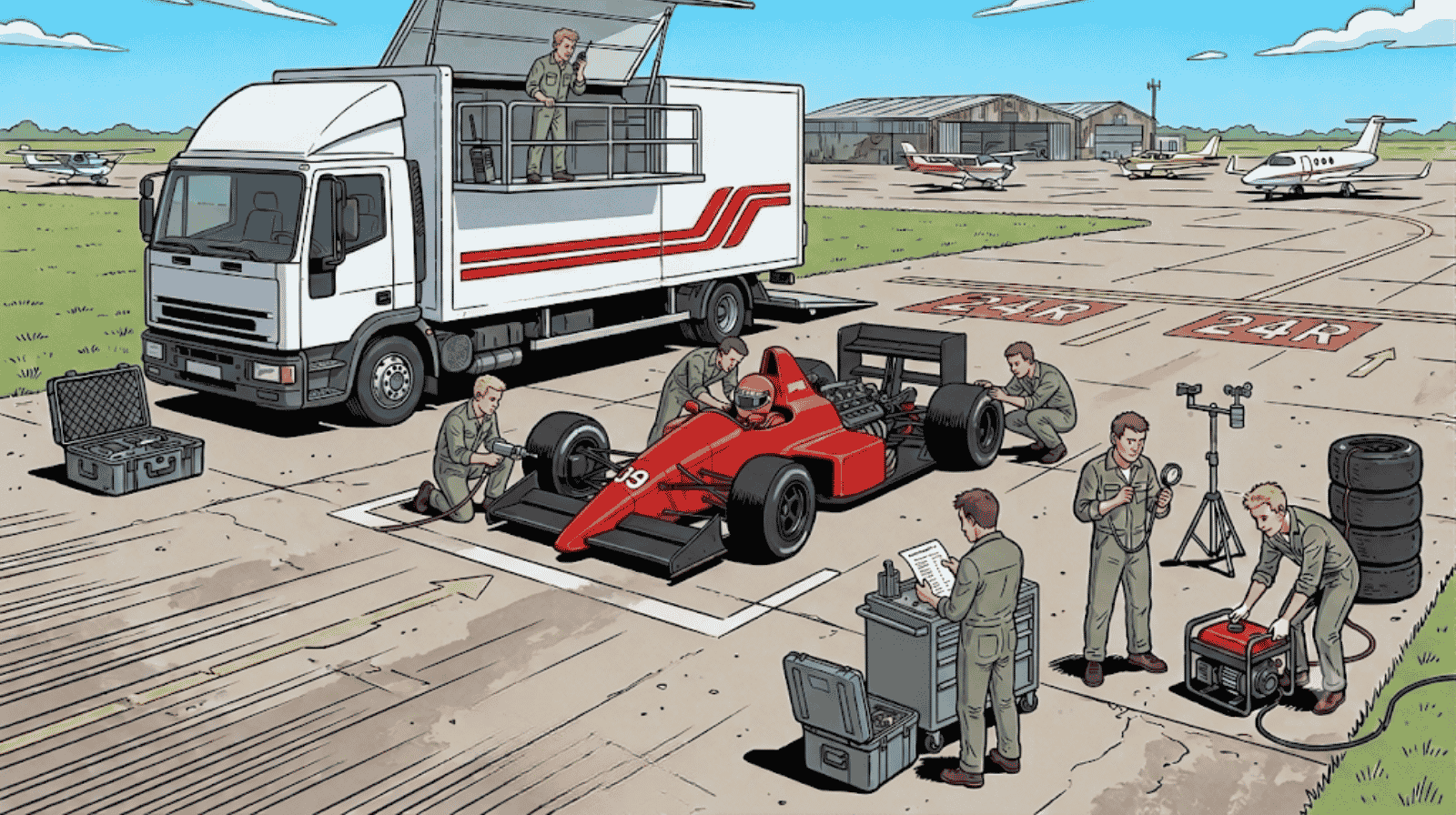 Ein Monument des Scheiterns: Die bizarre Odyssee von Life Racing 1990