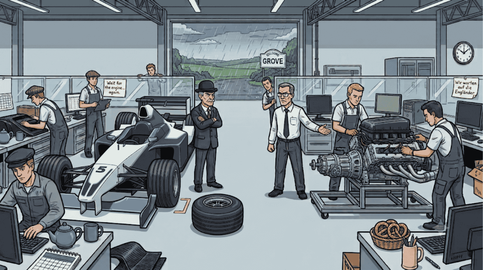 Der Motor war schneller als das Vertrauen: Williams-BMW und die Geburt einer schwierigen Allianz