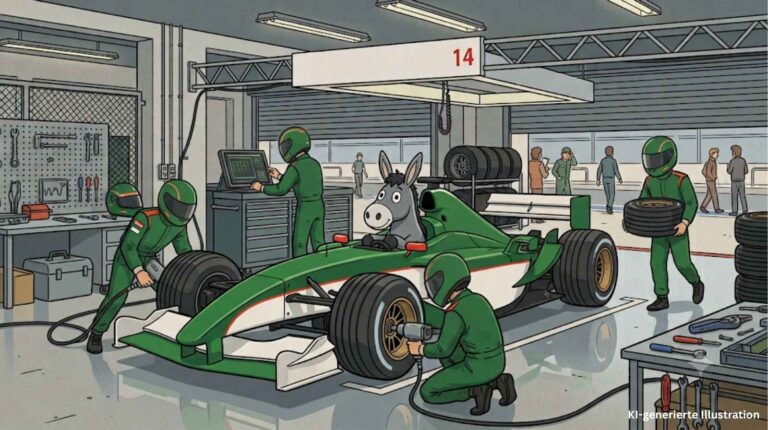 Der Esel auf Schumachers Platz: Jaguars schräger Formel-1-Abschied