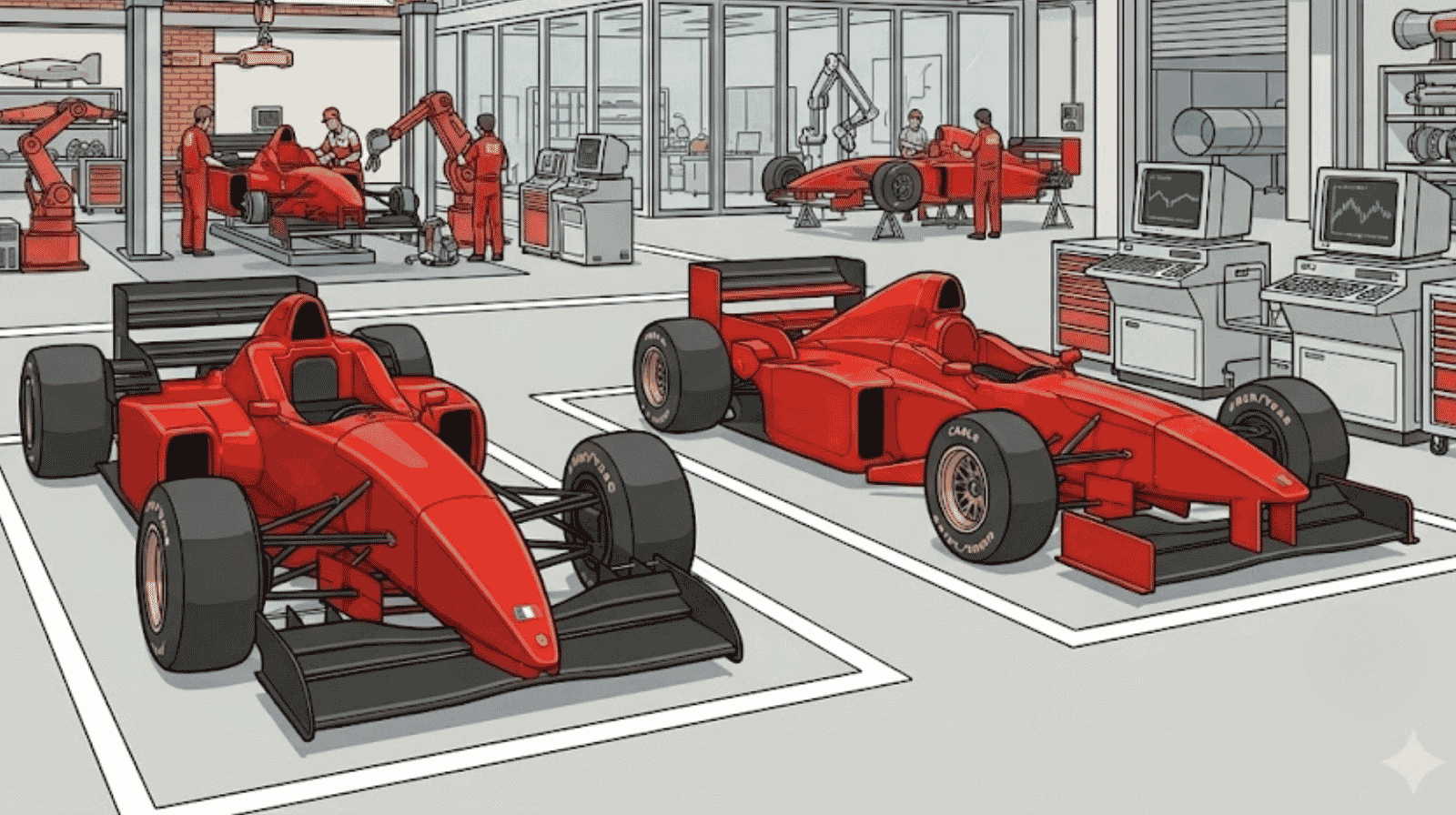 Ein technologisches Manifest im Treibsand: Ferrari F310 versus F310B