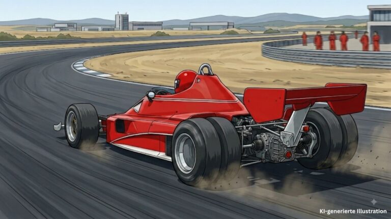 Ferrari 312T6: Der sechsrädrige Ferrari, der niemals einen Grand Prix fahren durfte