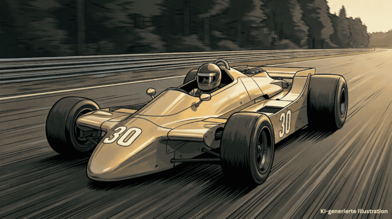 Arrows A2: Der goldene Formel-1-Wagen, der fast vollständig auf Frontflügel verzichtete
